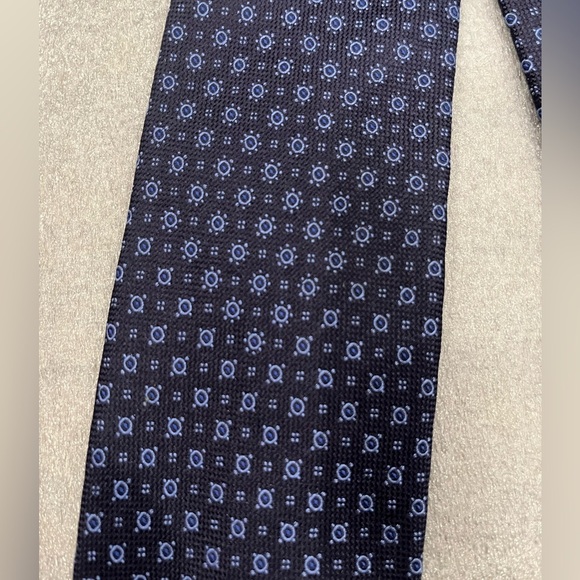 ❤️2/$50❤️[W3”]Robert Talbott Best of Class Blue Textured Silk Patterned Tie - Picture 3 of 7